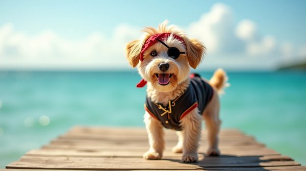 Comment bien choisir un déguisement pirate pour chien : conseils et astuces