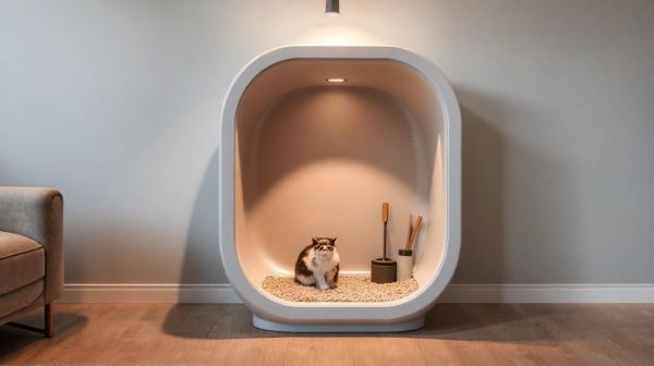 Optimisez votre espace avec un bac à litière design pour chat