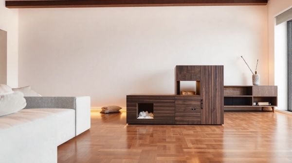 Optimisez votre espace avec un bac à litière design pour chat