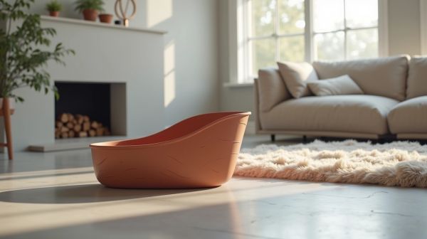 Quand le bac à litière pour chat devient un accessoire design